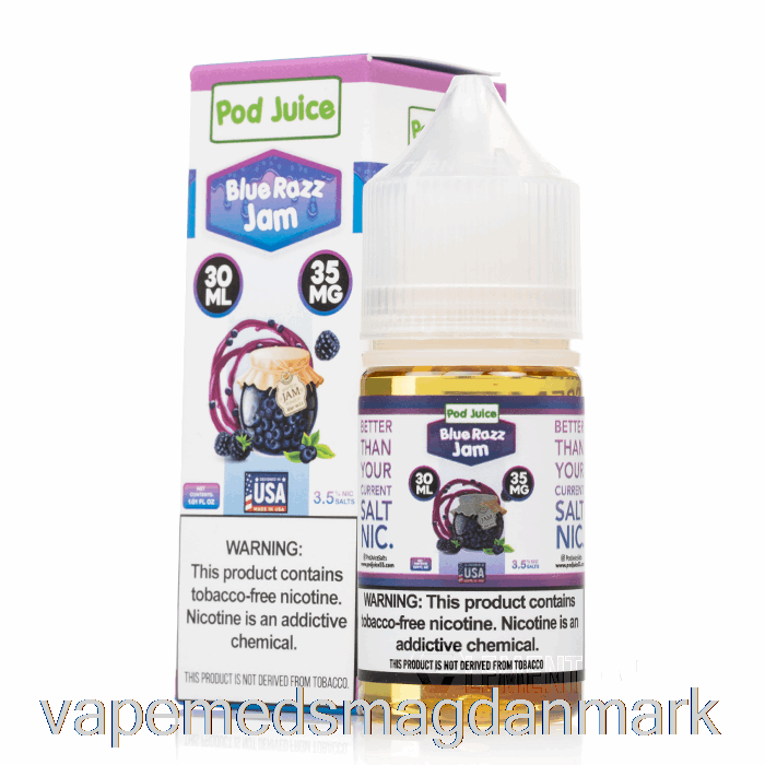 Engangs Vape Danmark Blue Razz Marmelade - Pod Juice - 30ml 55mg
